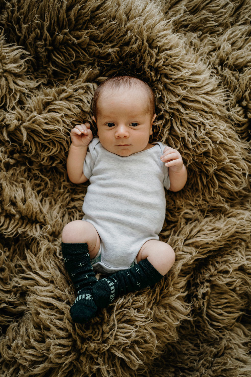 Leaf Knee High Socks for Babies