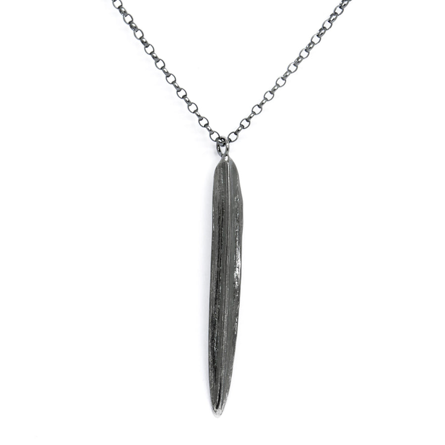 Agnes Veski Spring Collection – Handcrafted 925 Silver Leaf Necklace by Agnes Veski Jewellery at www.brixbailey.com