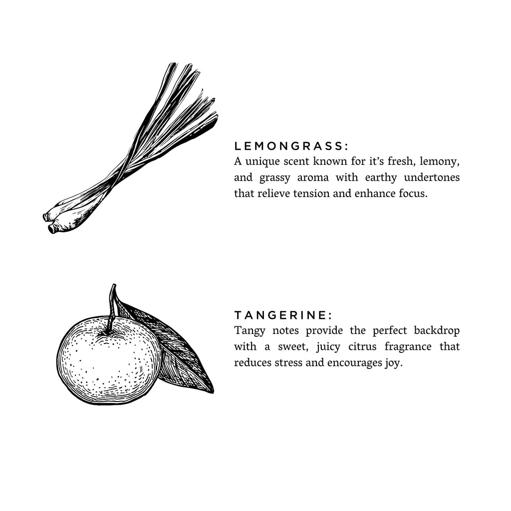 Lemongrass Tangerine Soy Candle
