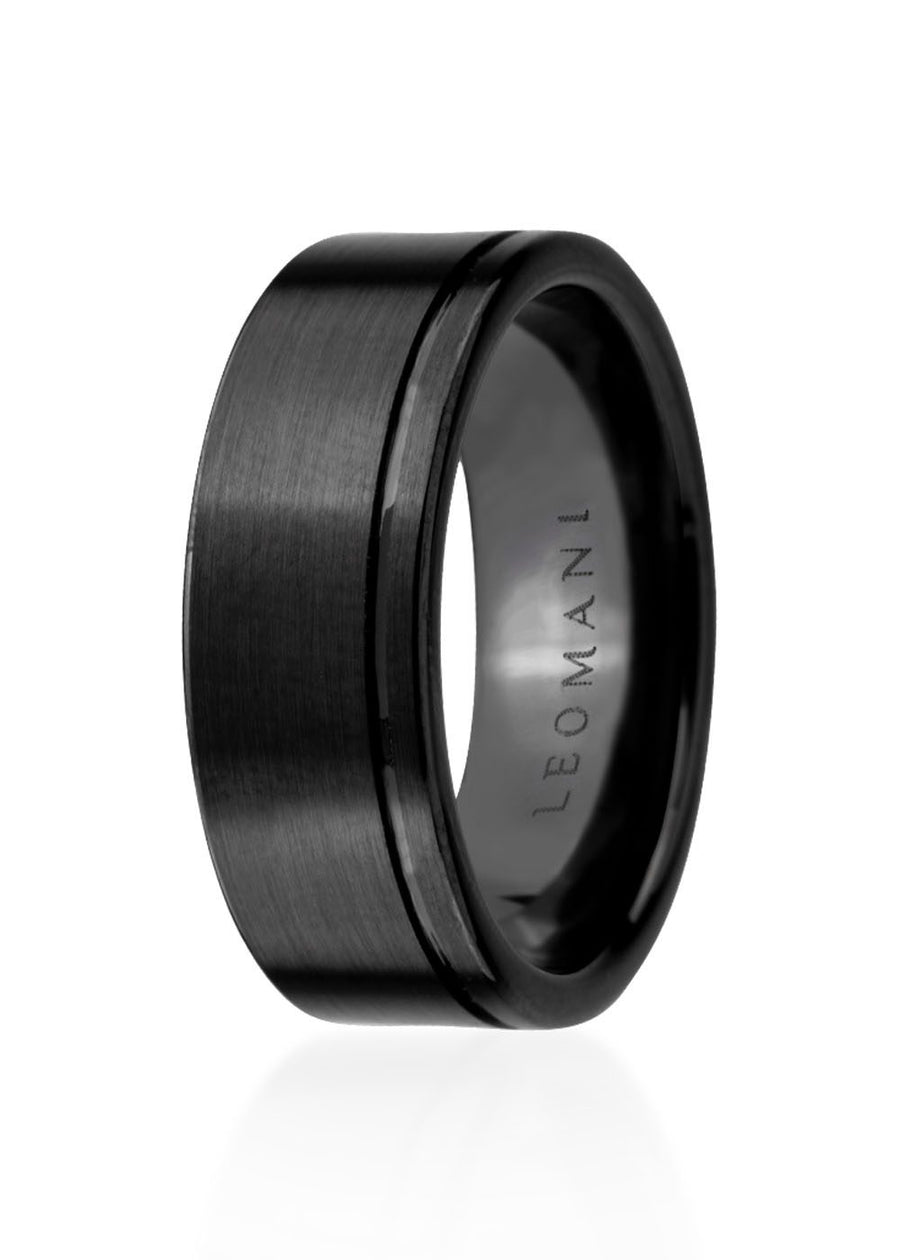 Lionis Men’s Ceramic Ring – Modern, Durable & Lightweight by Leomani at www.brixbailey.com