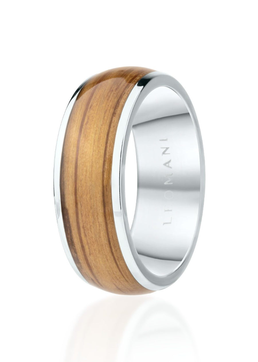 Riona Stainless Steel & Veneer Ring – Stylish Daily Wear by Leomani at www.brixbailey.com