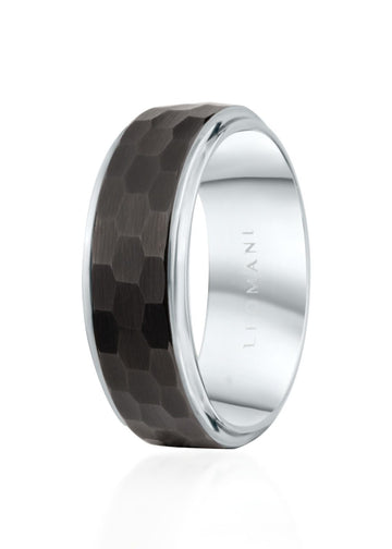 Lejon Men's Tungsten Ring – Durable & Sophisticated Style by Leomani at www.brixbailey.com