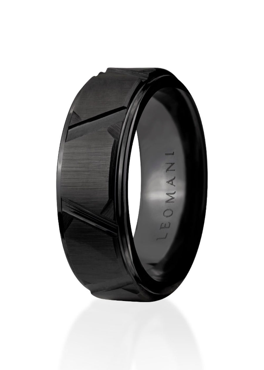 Men’s Ceramic Ring Tauis – Modern & Durable for Everyday Wear by Leomani at www.brixbailey.com