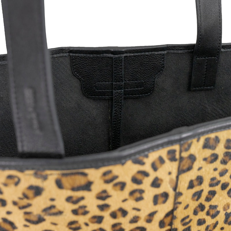 Animal Print Leather Tote – Spacious & Responsibly Sourced by Brix + Bailey at brixbailey.com