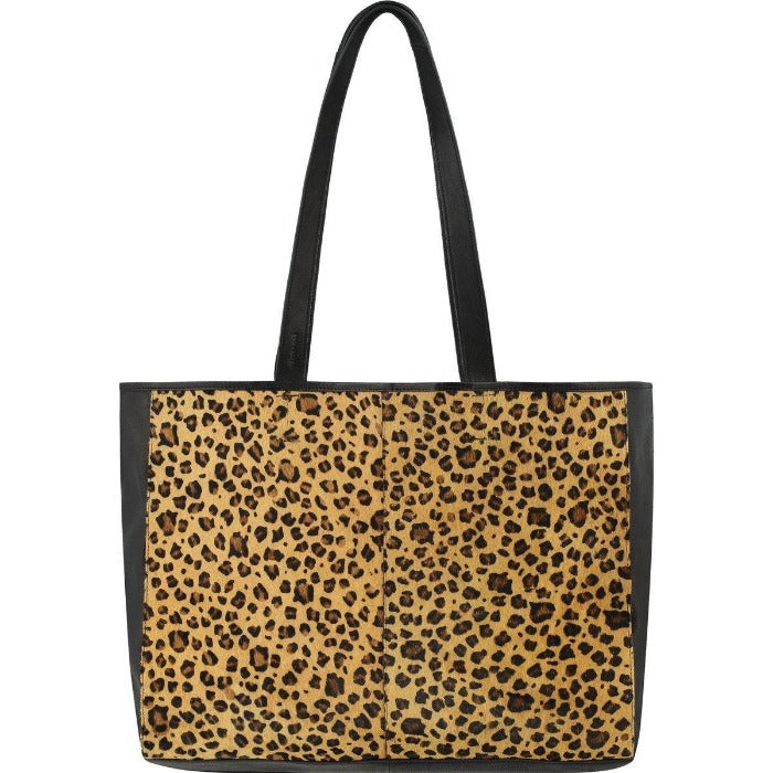 Contemporary Animal Print Leather Tote – Spacious & Stylish by Brix + Bailey at brixbailey.com