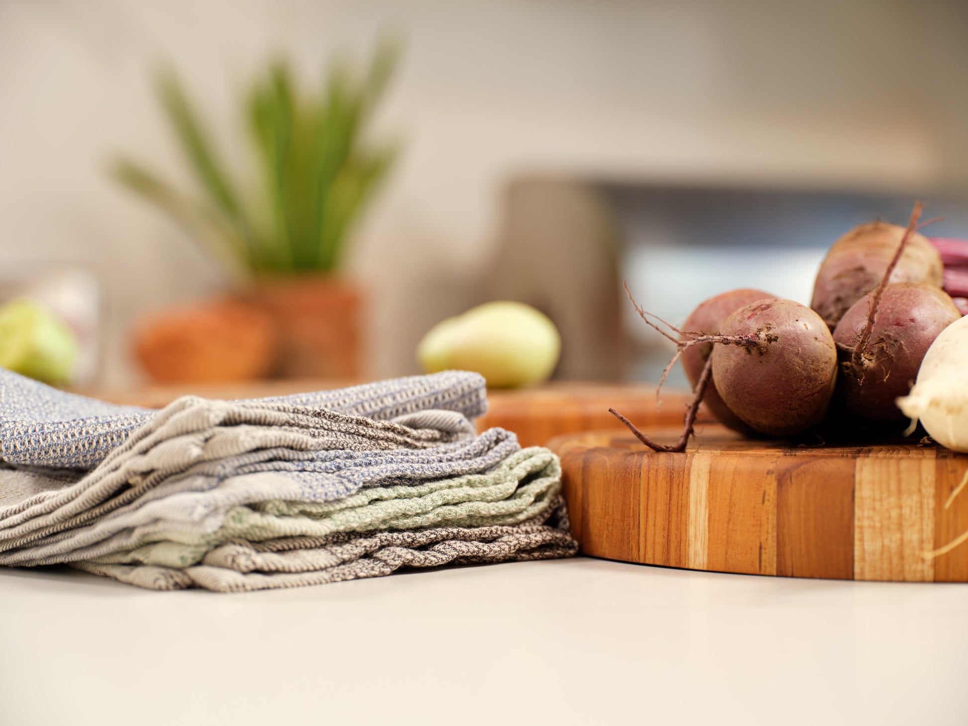 Waffle Weave Wash Cloths Set of 8