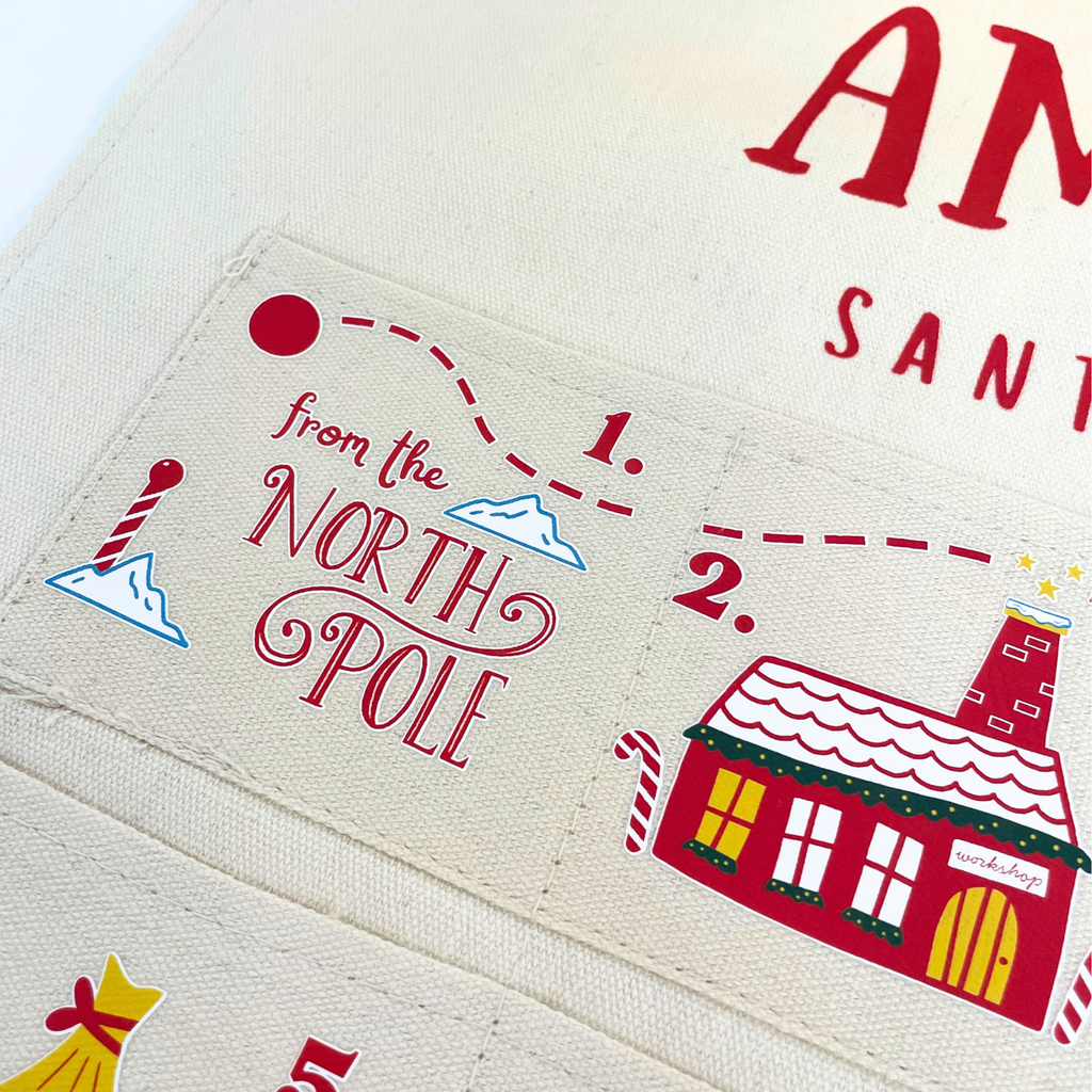 Personalised Santa Tracker Advent Calendar for Kids and Family