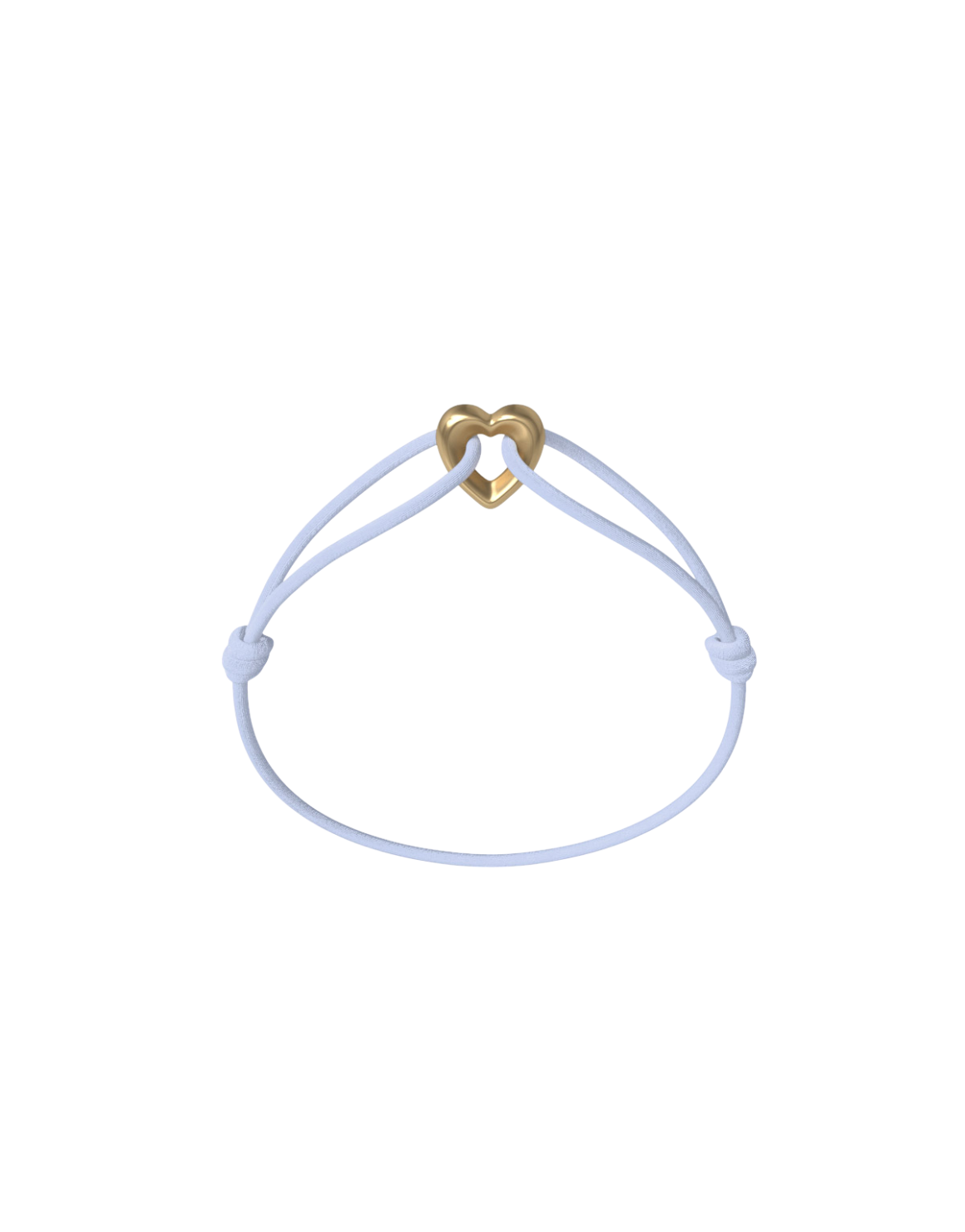 Golden Heart Cord Bracelet