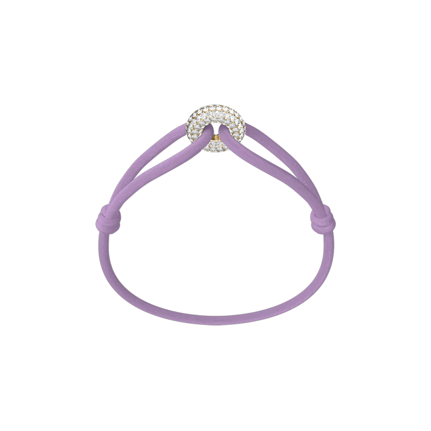 Golden Soho Pavé Cord Bracelet