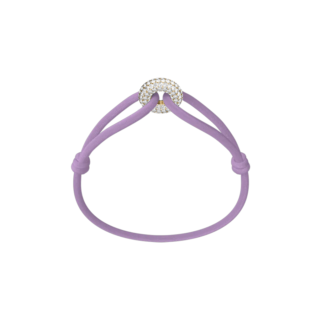 Golden Soho Pave Cord Bracelet