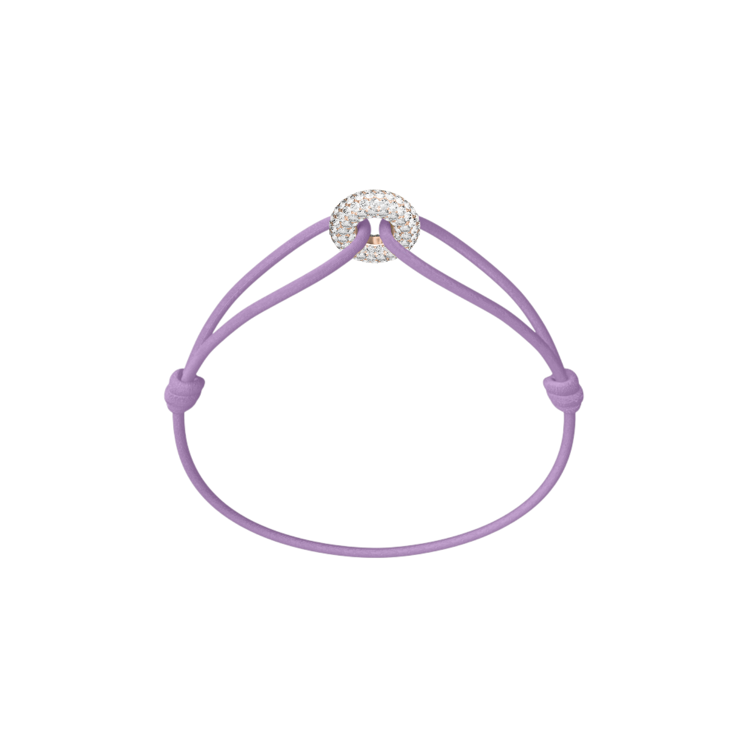 Mini Rose Soho Pave Cord Bracelet