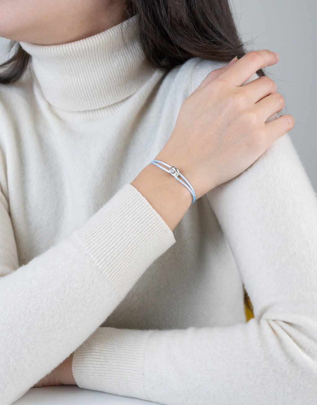 Mini Silver Soho Cord Bracelet