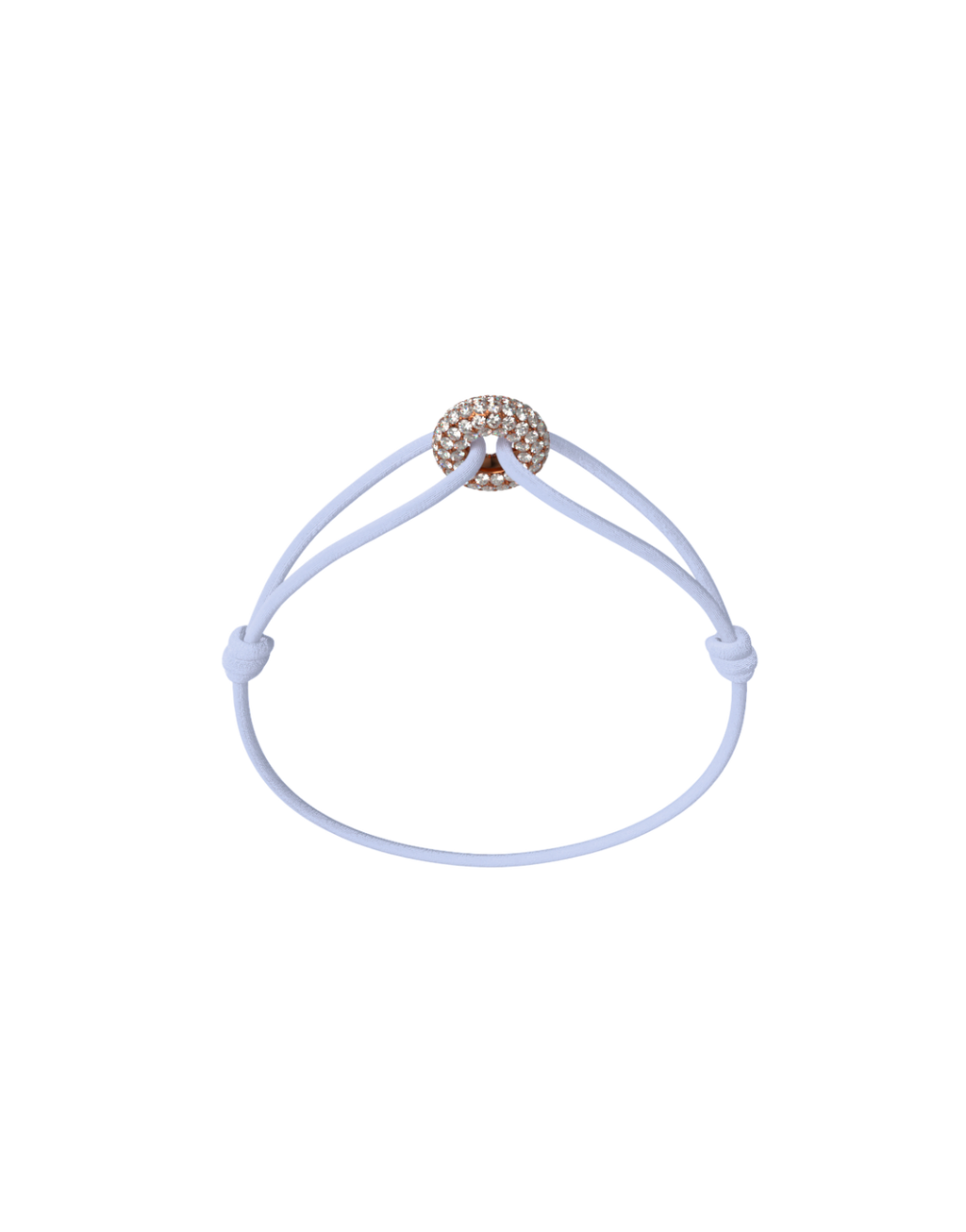 Mini Rose Soho Pavé Cord Bracelet