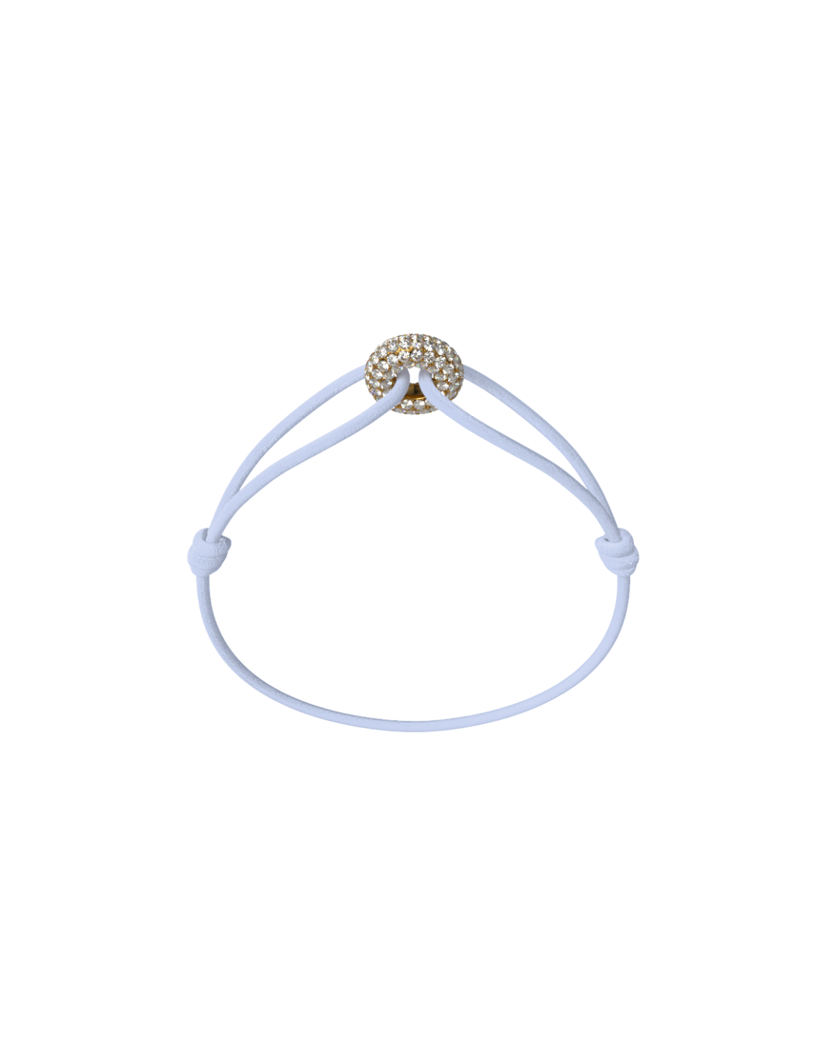 Mini Golden Soho Pavé Cord Bracelet