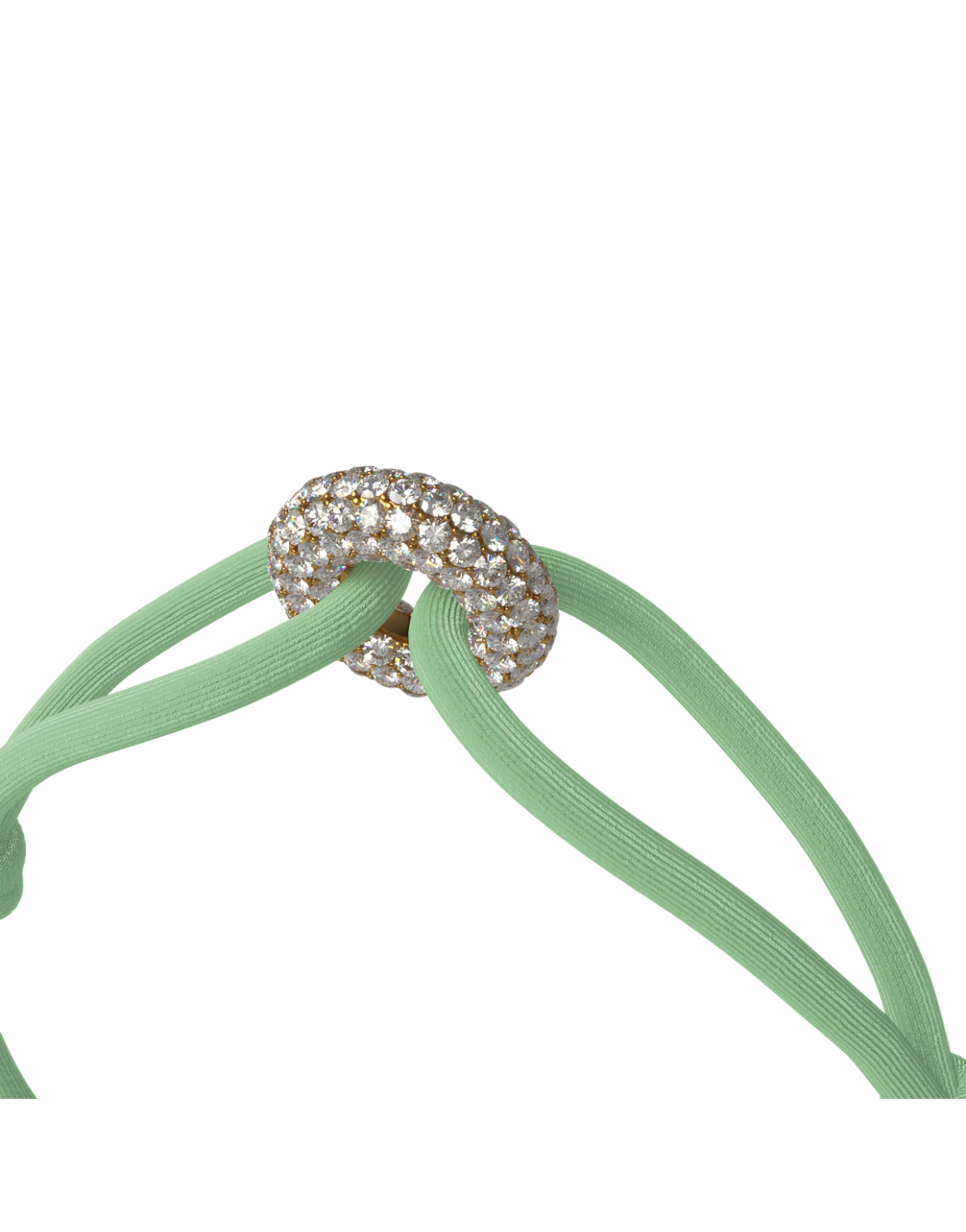 Golden Soho Pavé Cord Bracelet