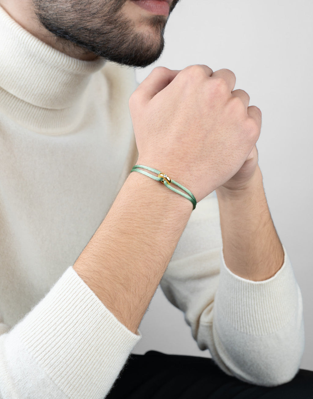 Golden Soho Diamond Cord Bracelet