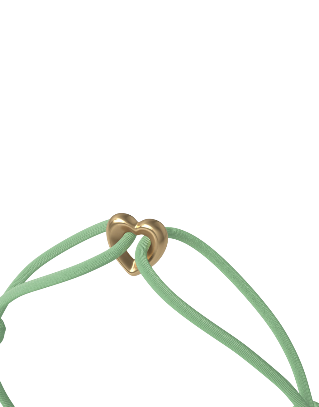 Golden Heart Cord Bracelet