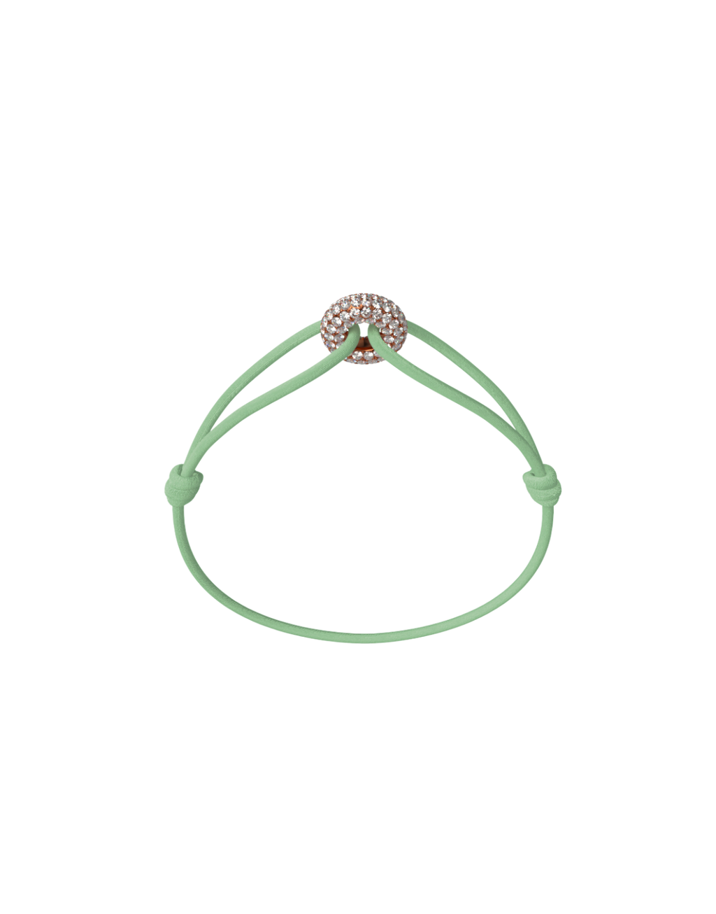 Mini Rose Soho Pavé Cord Bracelet