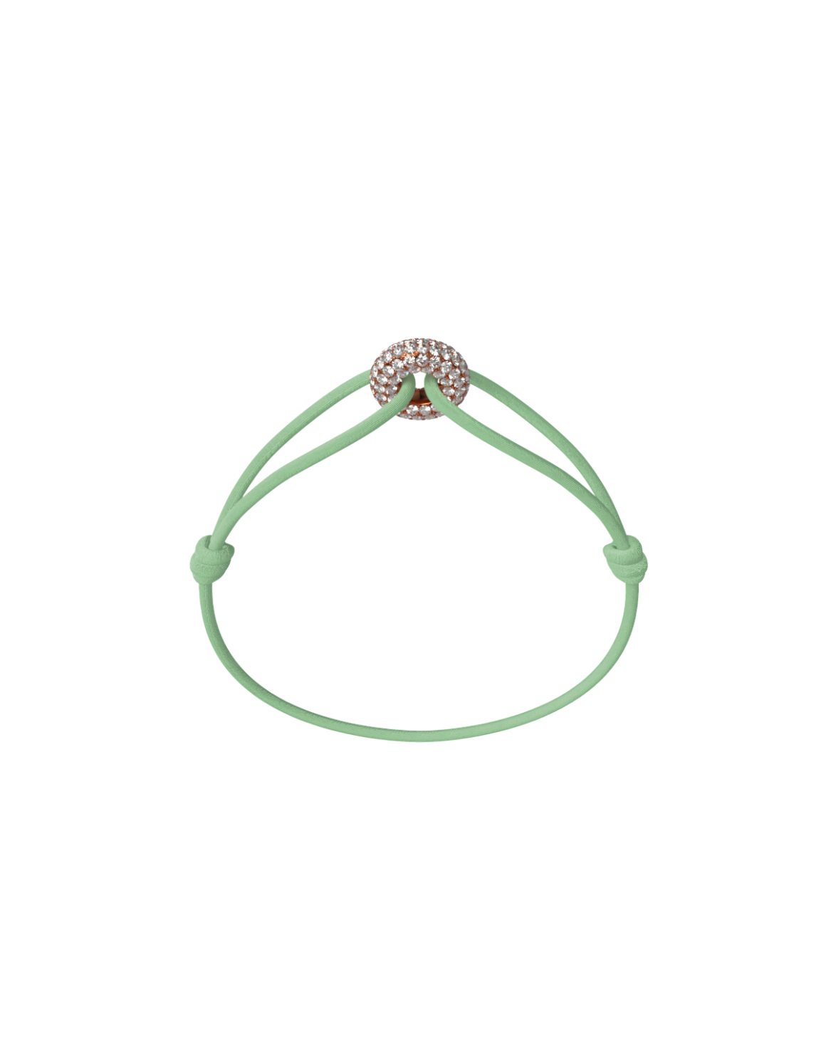 Mini Rose Soho Pavé Cord Bracelet