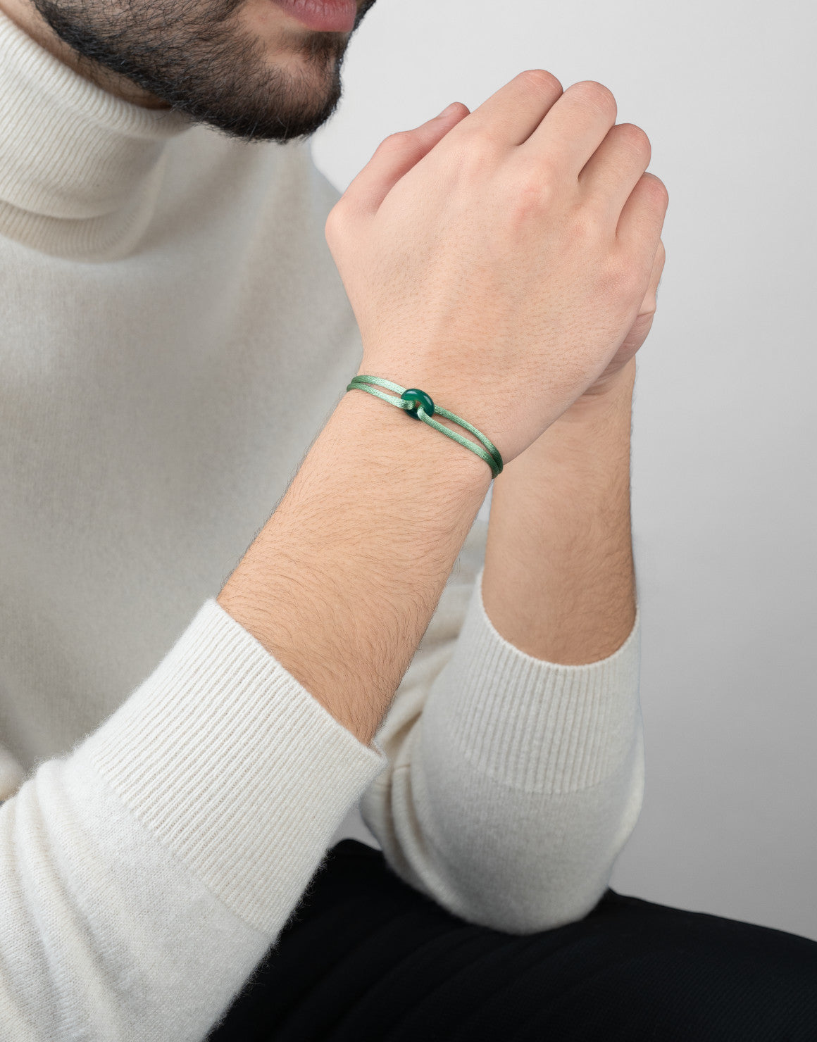 Green Soho Cord Bracelet