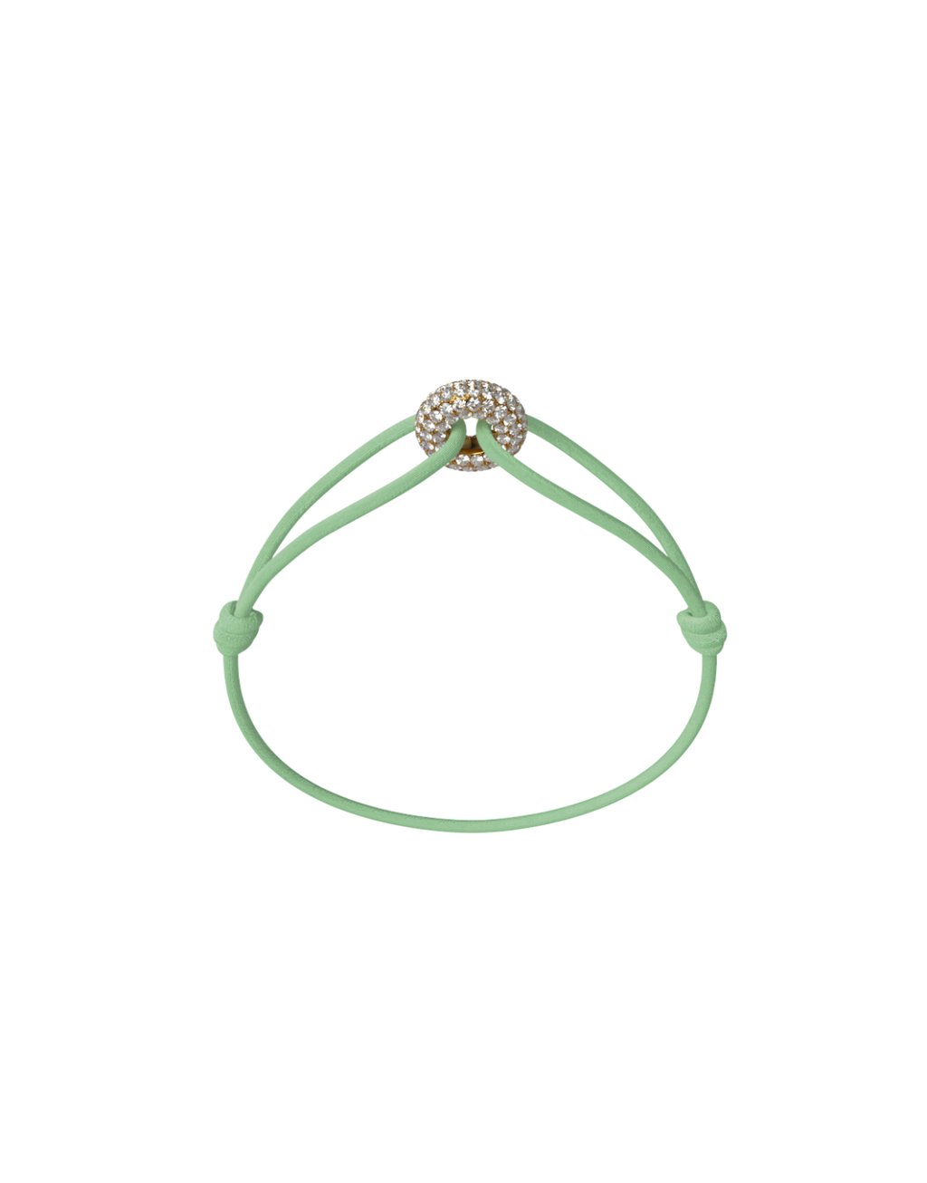 Mini Golden Soho Pavé Cord Bracelet