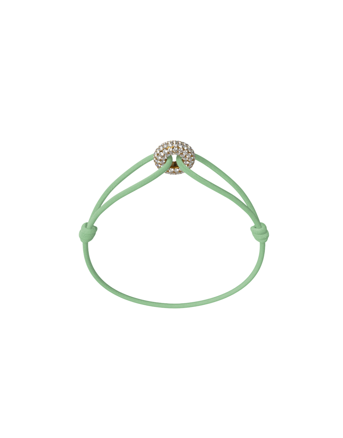 Mini Golden Soho Pavé Cord Bracelet