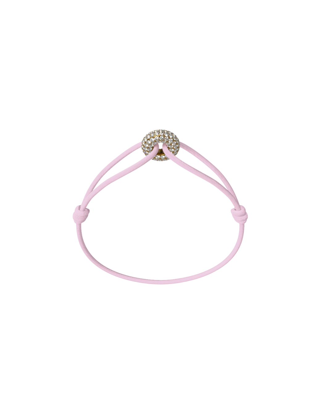 Mini Golden Soho Pavé Cord Bracelet