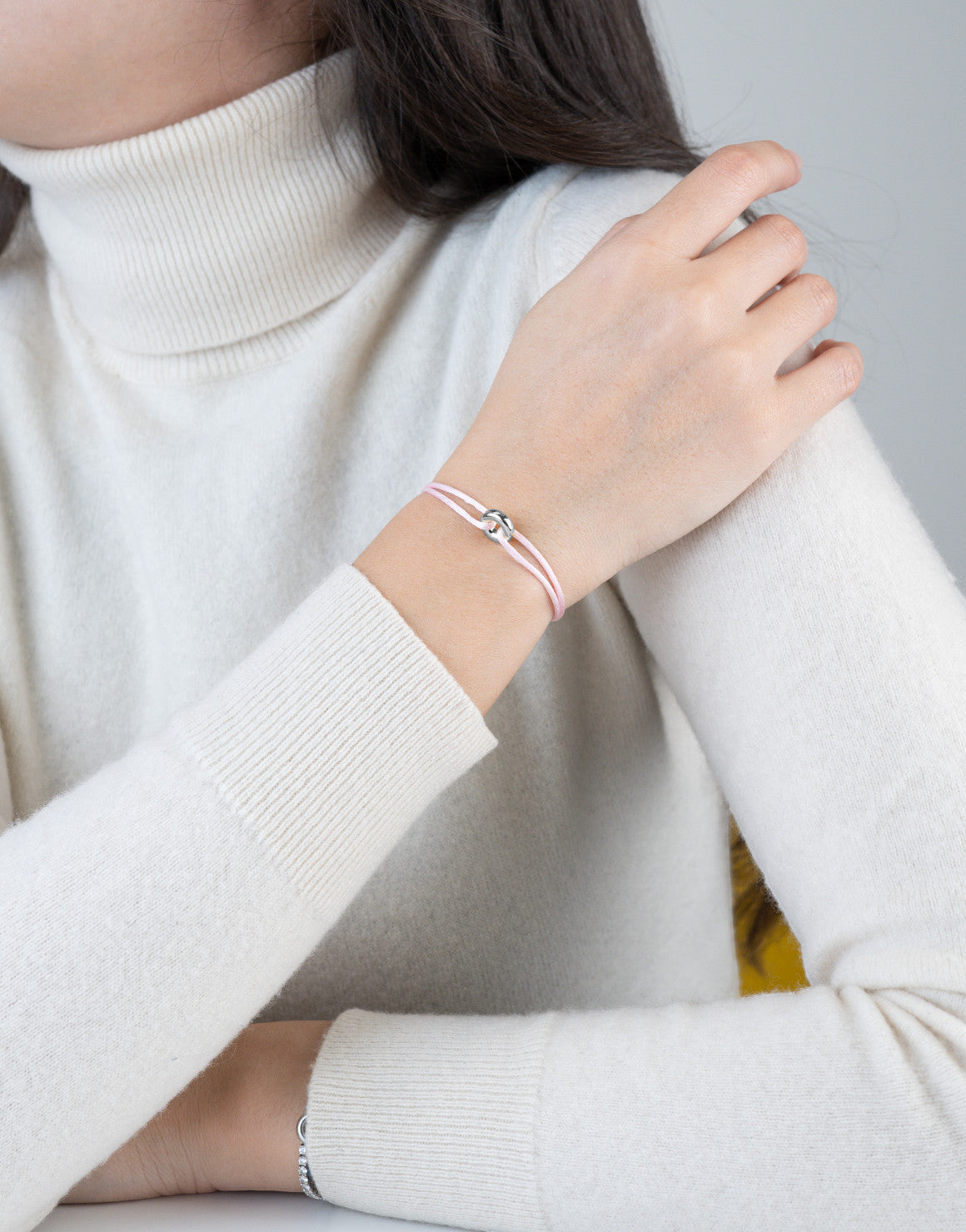 Mini Silver Soho Cord Bracelet