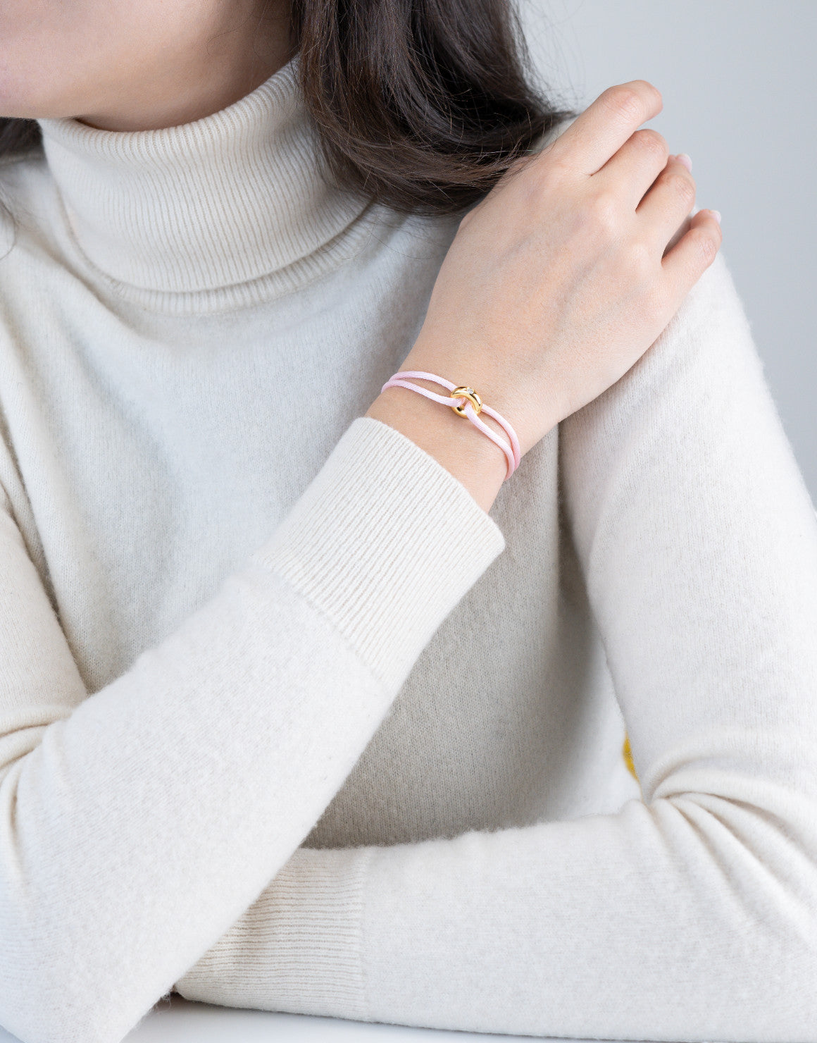 Golden Soho Diamond Cord Bracelet