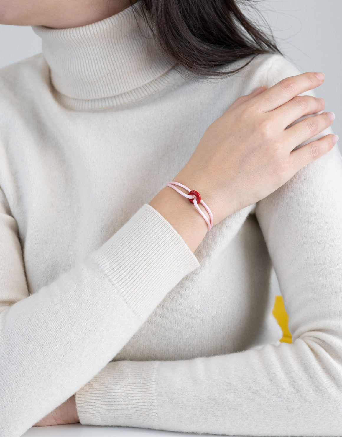 Coral Soho Cord Bracelet