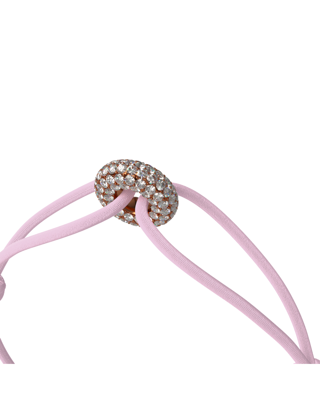 Mini Rose Soho Pavé Cord Bracelet