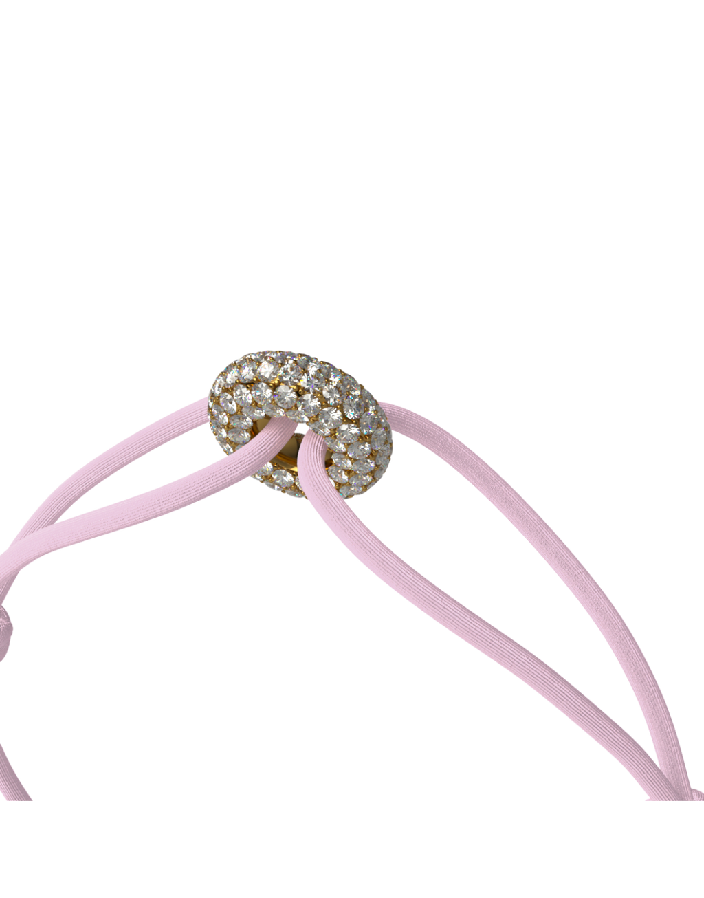 Mini Golden Soho Pavé Cord Bracelet