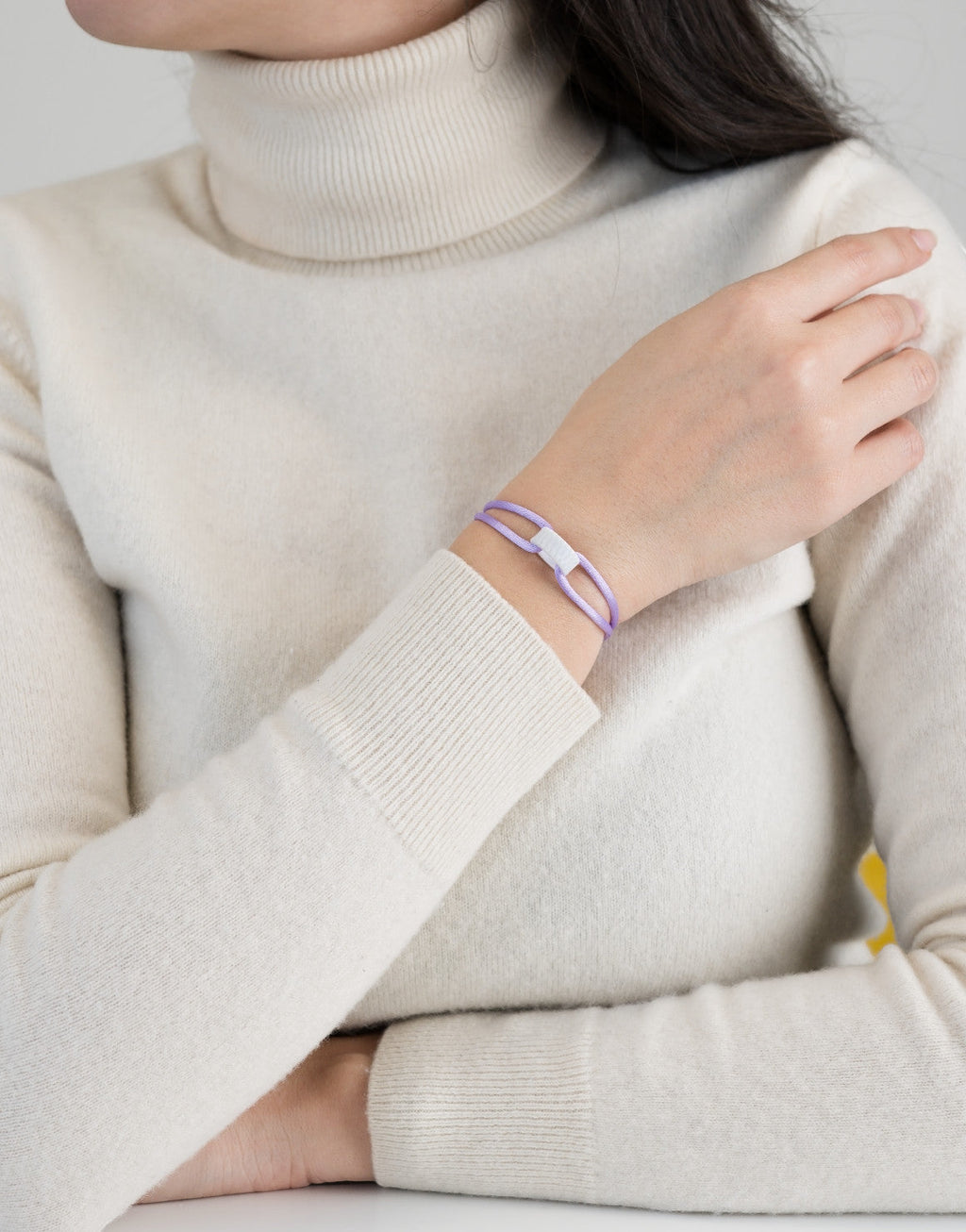 Snow Regent Cord Bracelet