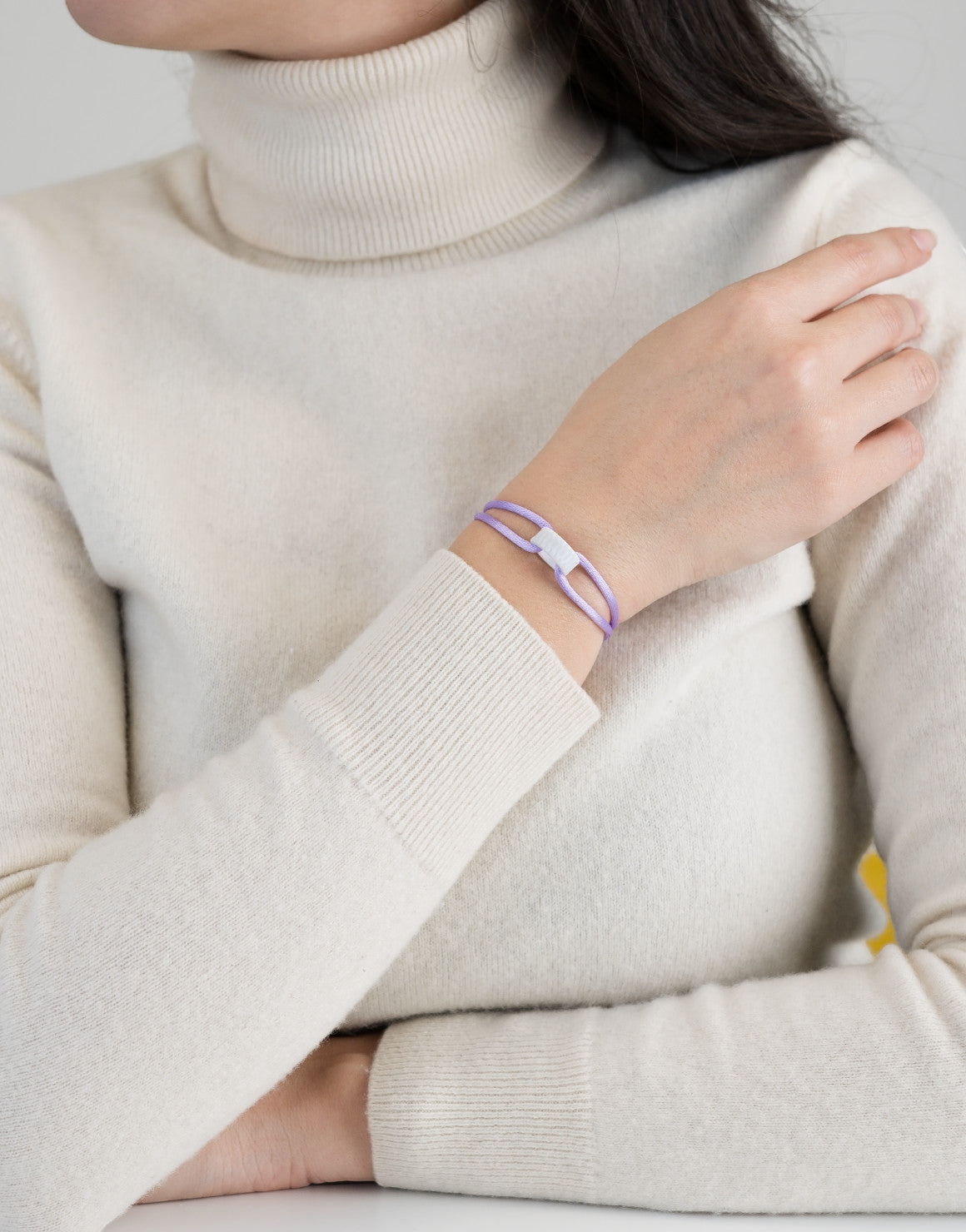 Snow Regent Cord Bracelet