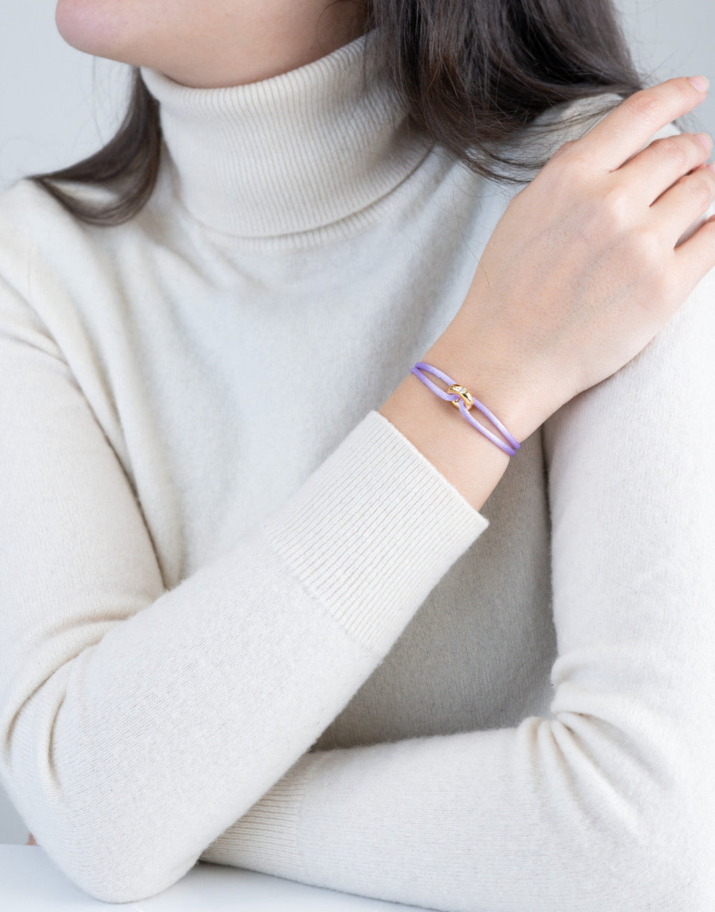 Golden Soho Diamond Cord Bracelet