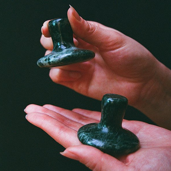 Likya Mushroom Jade Hot Stone