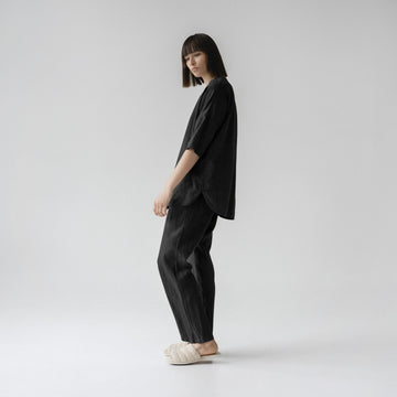 Classic Primrose Linen Loungewear Set – Handmade & OEKO-TEX Certified by Linen Tales at www.brixbailey.com