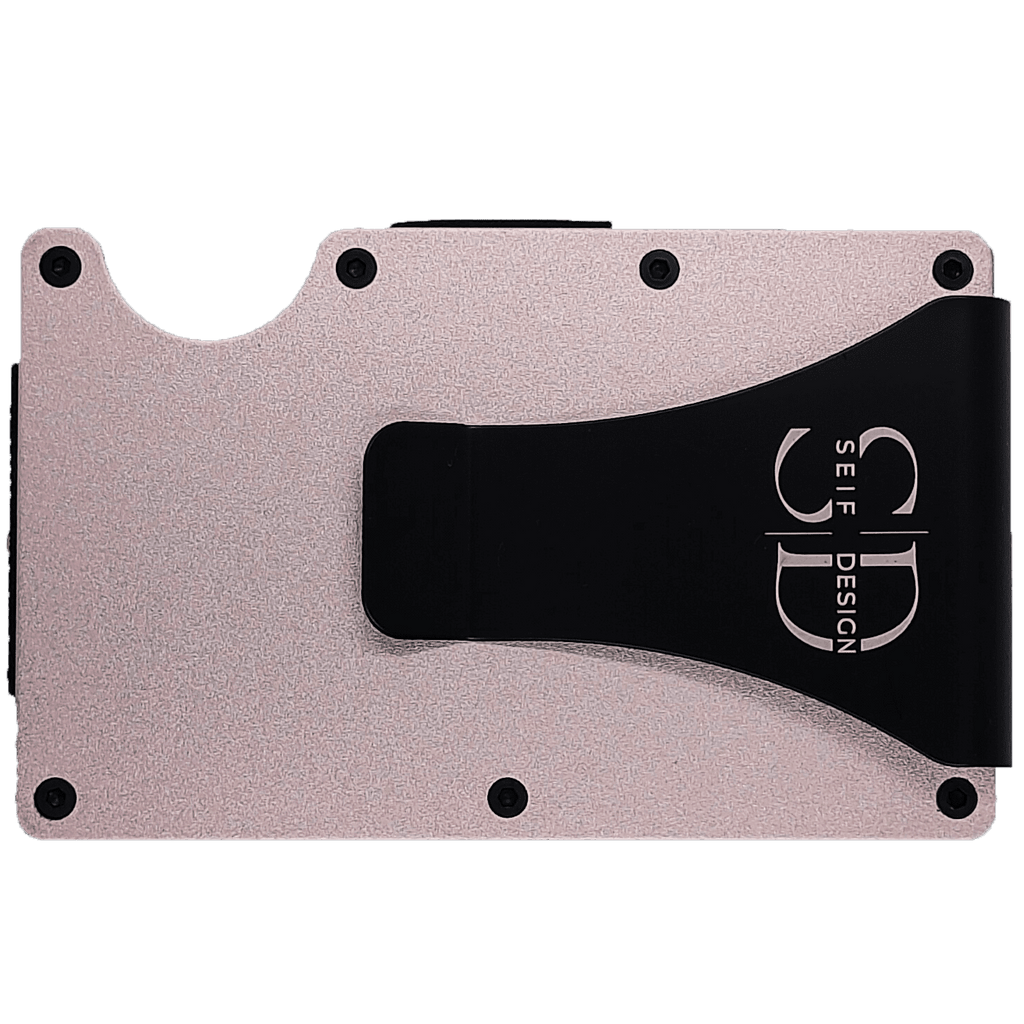 Minimalist Lite Metal Cardholder – Secure & Stylish 12-Card Storage by Seif Design at www.brixbailey.com