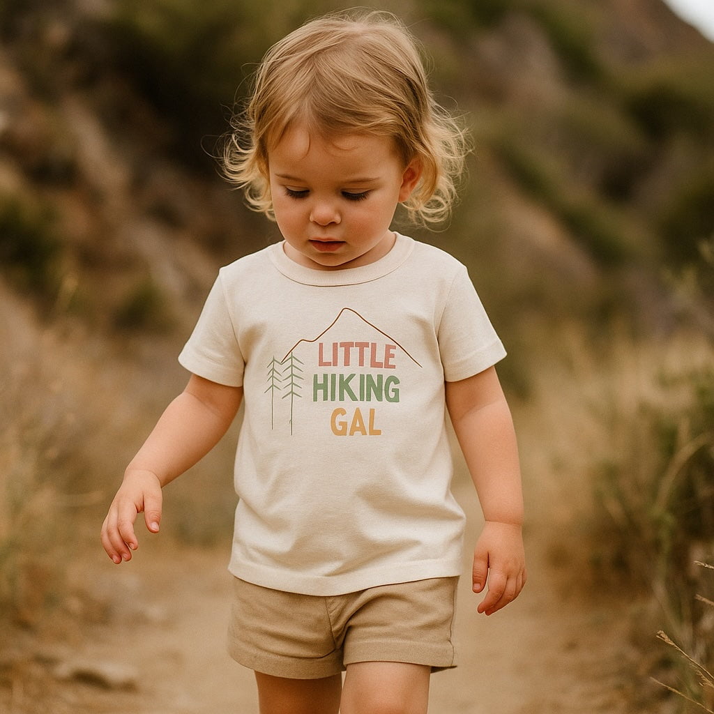 Hiking Gal Organic Toddler Tee