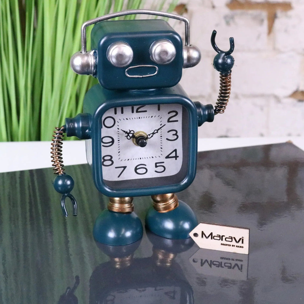 Lomita Desk Robot Clock Freestanding