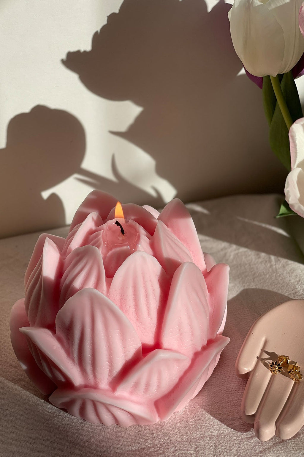 Lotus Flower Candle