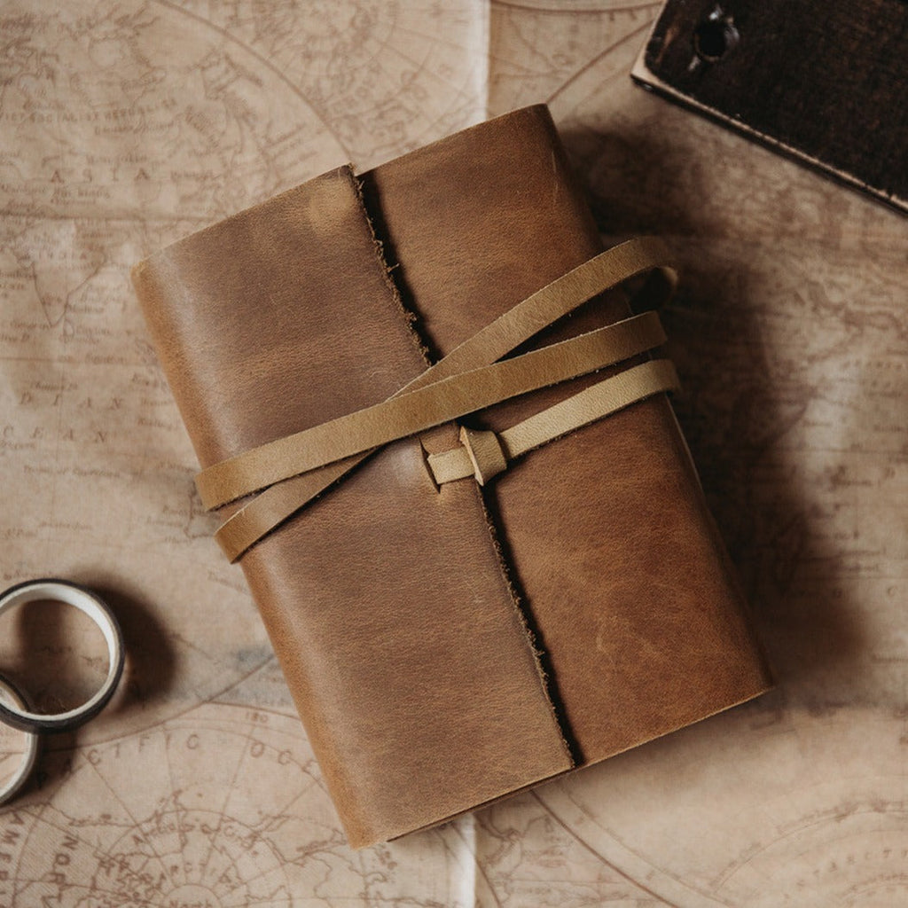 Light Oak Leather Journal