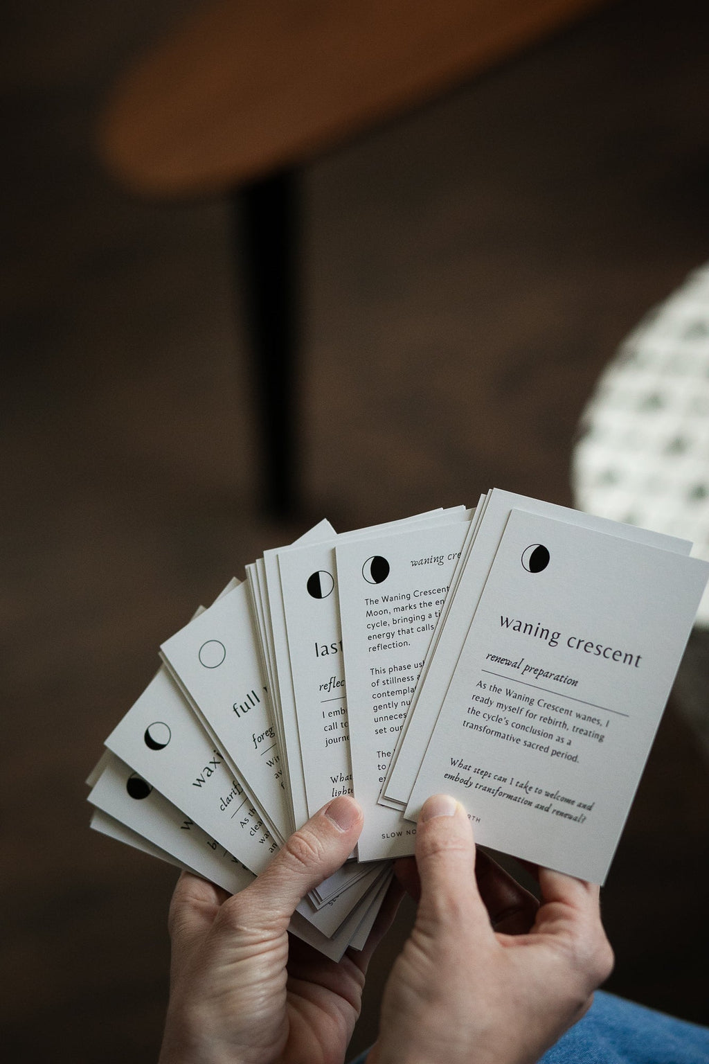 Moon Phase Affirmation Deck 40 Cards