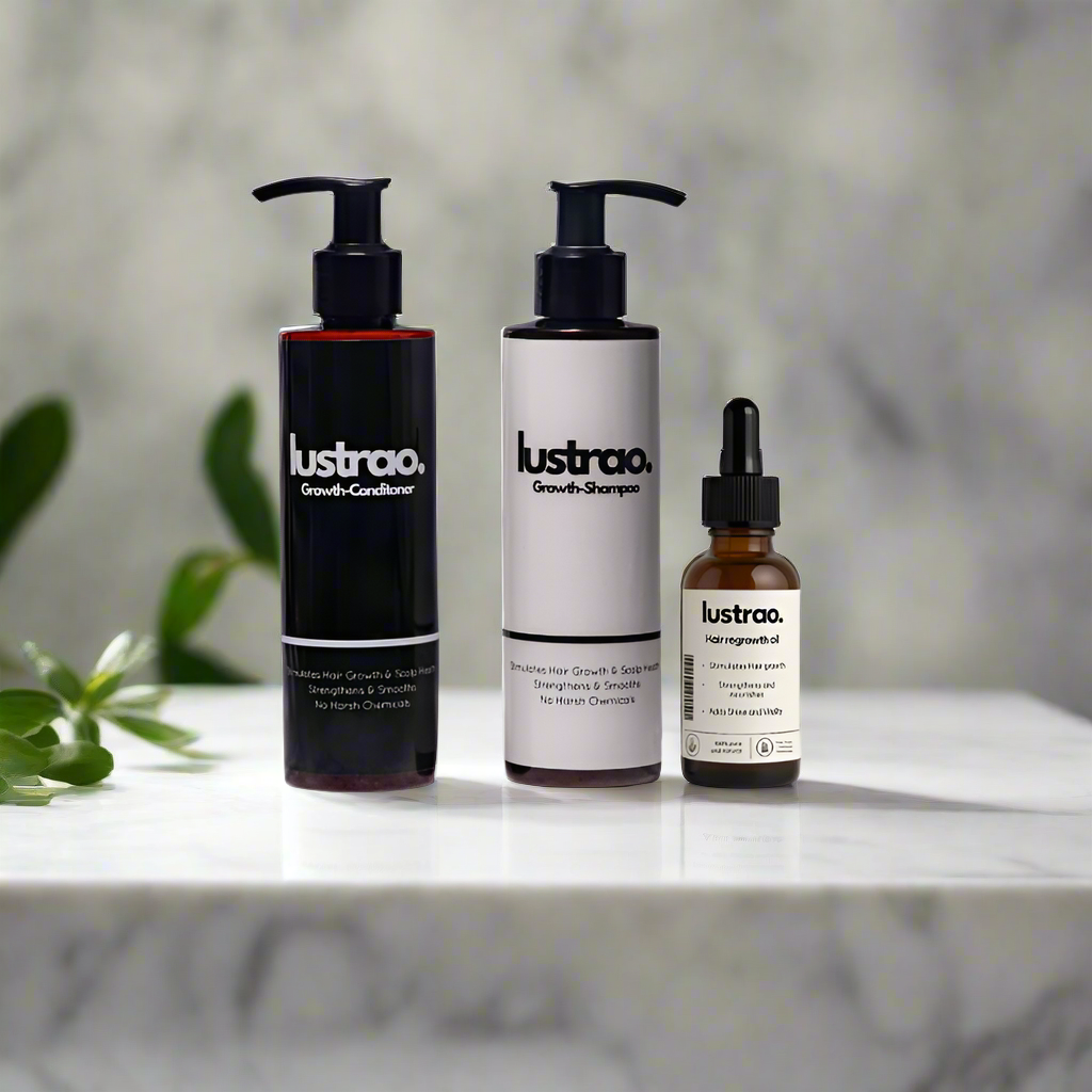 Hair Growth Trio Shampoo Conditioner Oil Set
