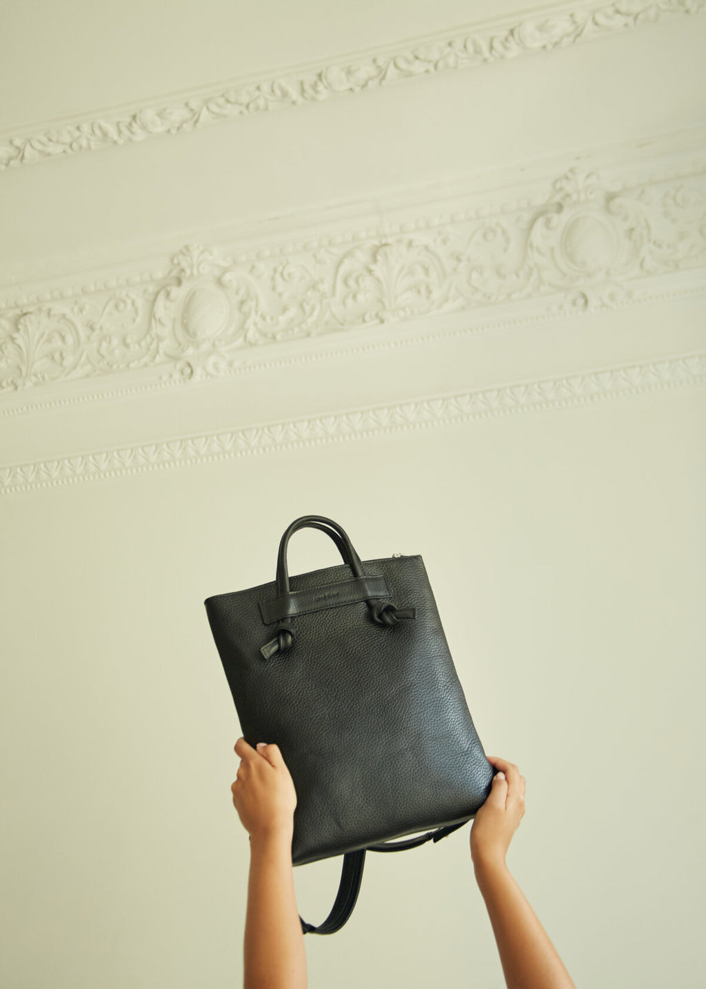 Minimal Leather Backpack ALICE ARM Backpack