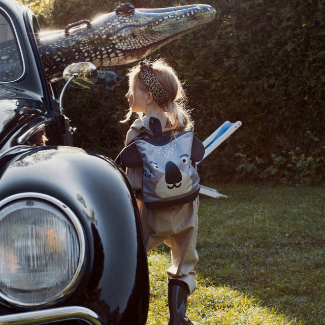 KOALA Kids Backpack – Velvet & Waterproof for Outdoor Fun by Muni at www.brixbailey.com