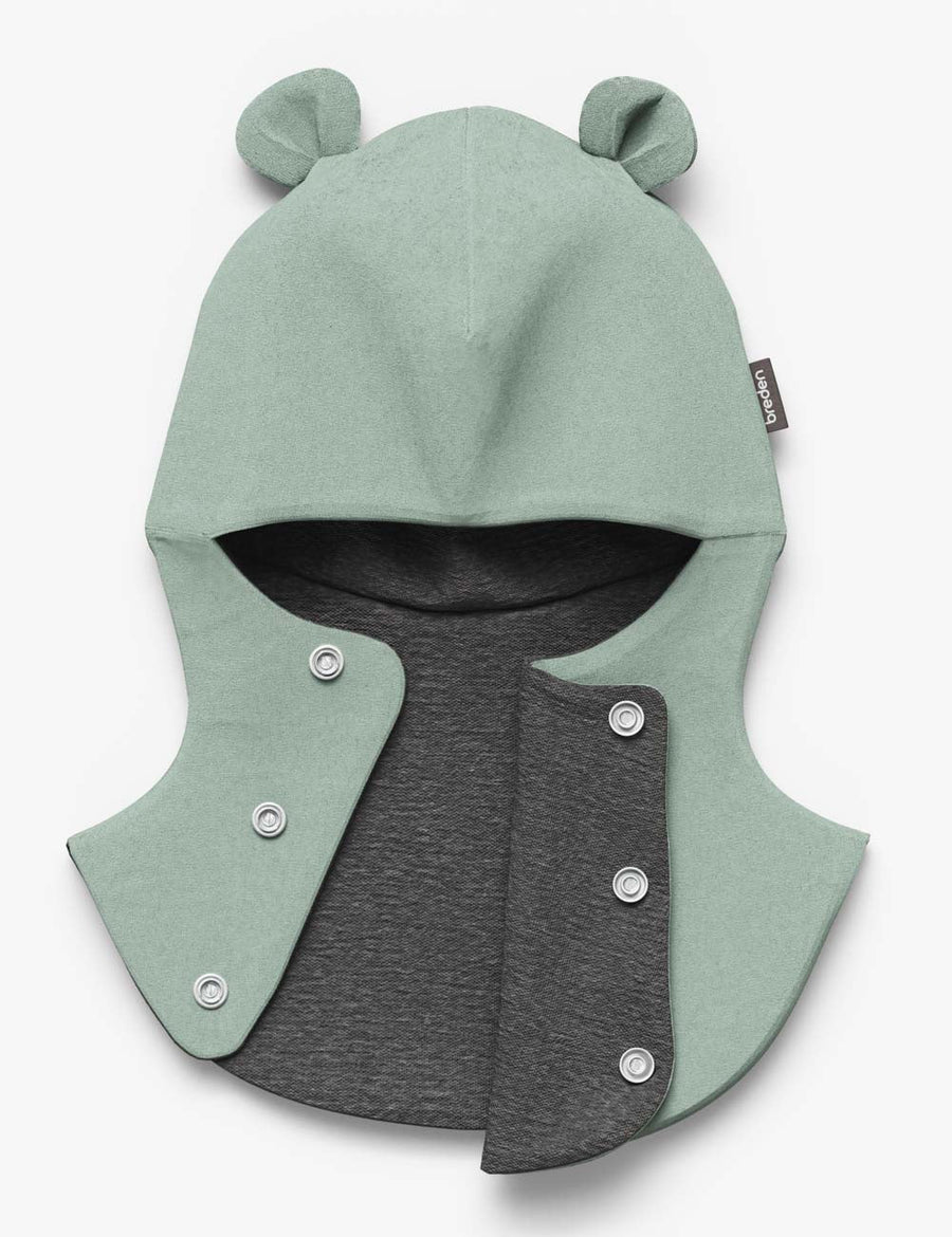 Cute Merino-Lined Baby Balaclava with Decorative Ears – 2in1 Hat & Scarf by Breden at brixbailey.com