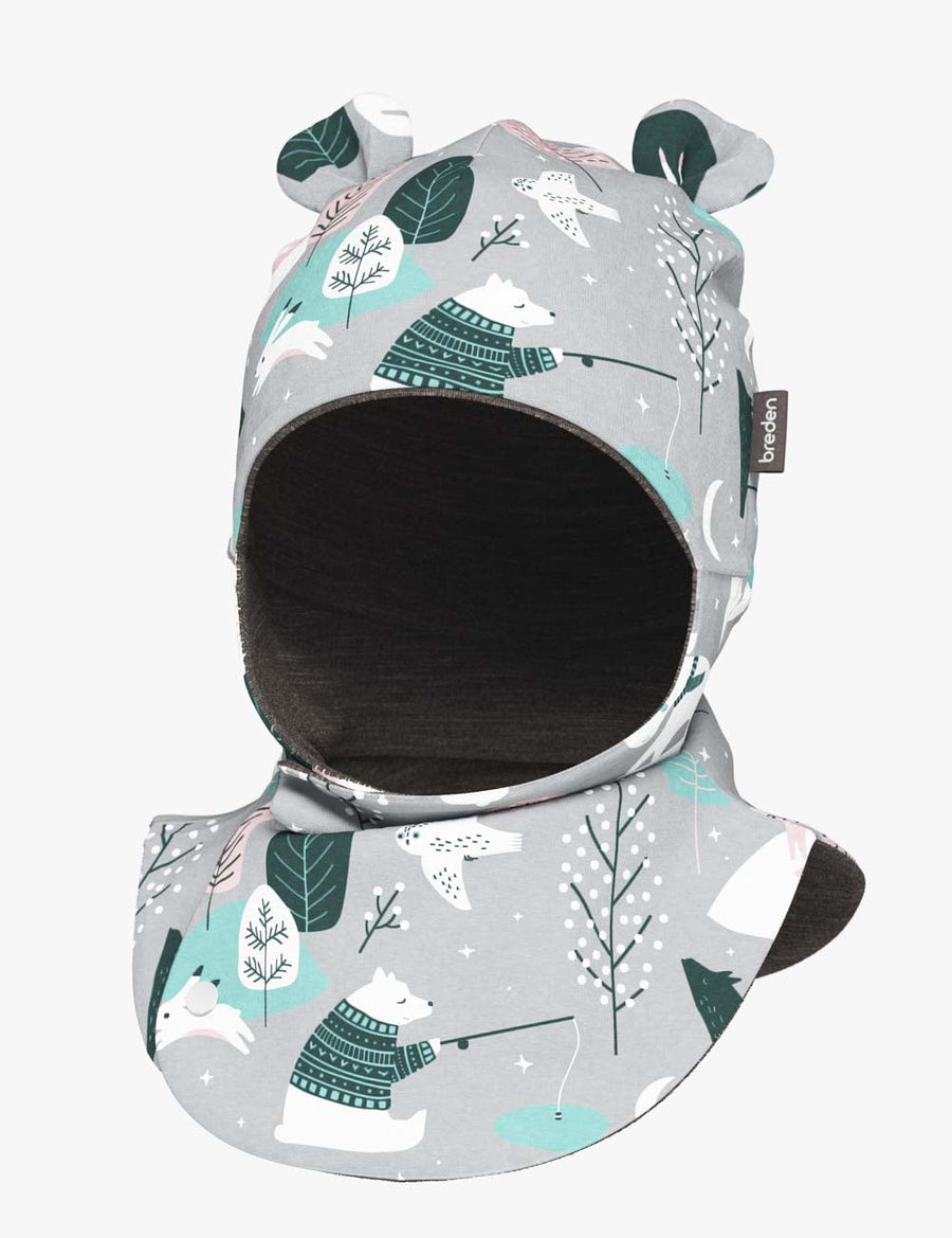 Cute Merino-Lined Baby Balaclava with Ears – Warm & Stylish by Breden at brixbailey.com