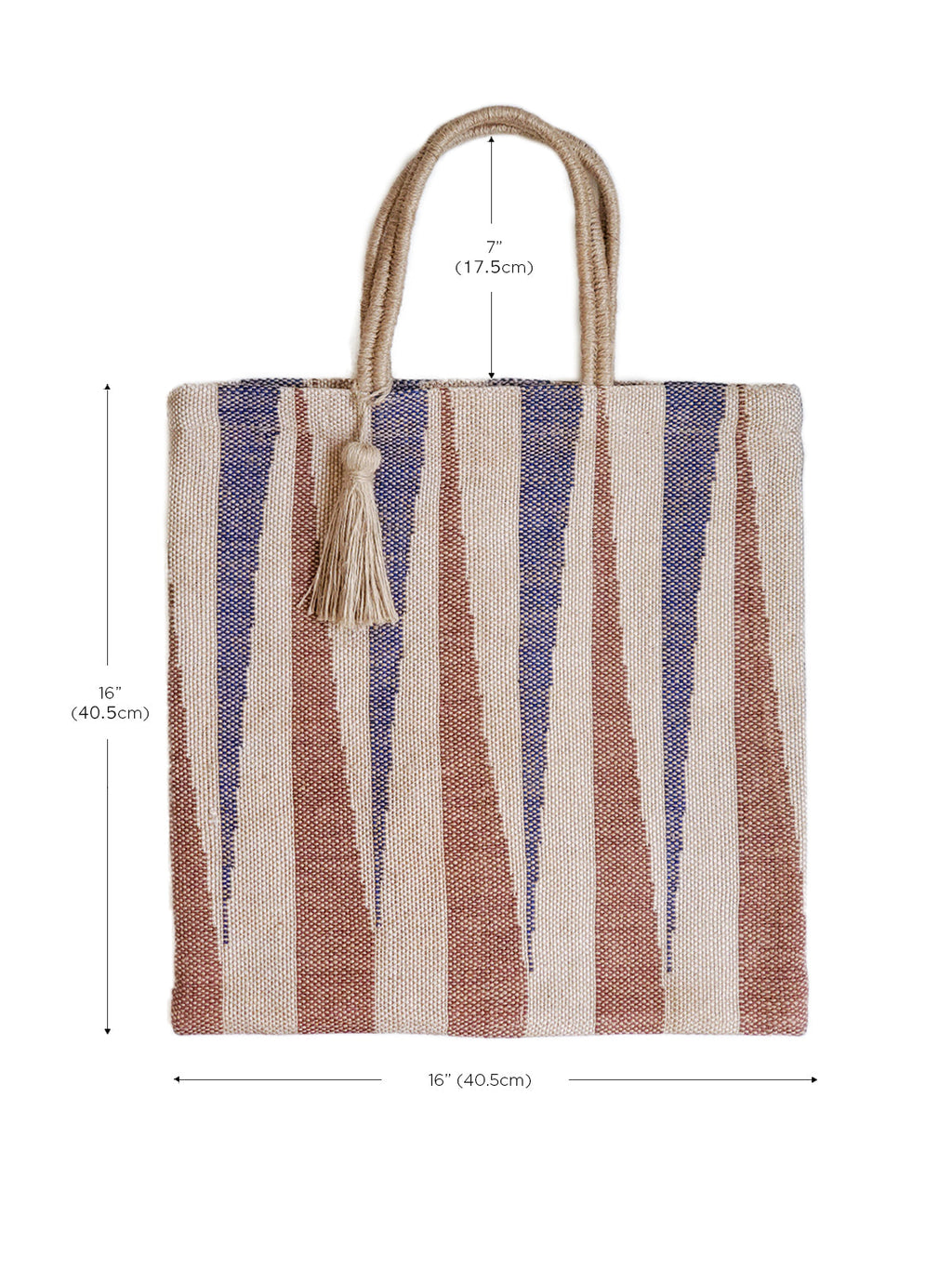 Maja Handwoven Jute Tote Bag