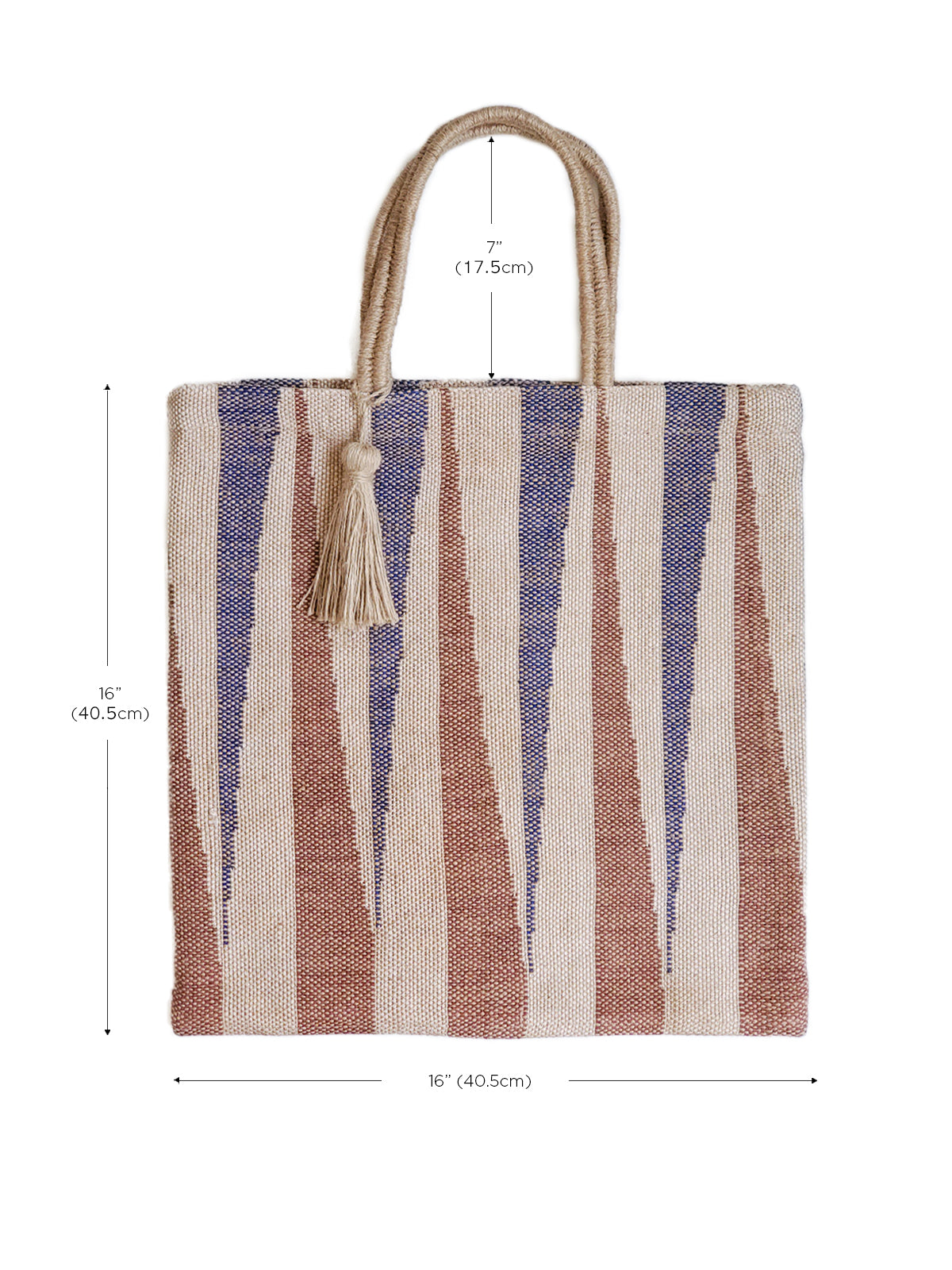 Maja Handwoven Jute Tote Bag